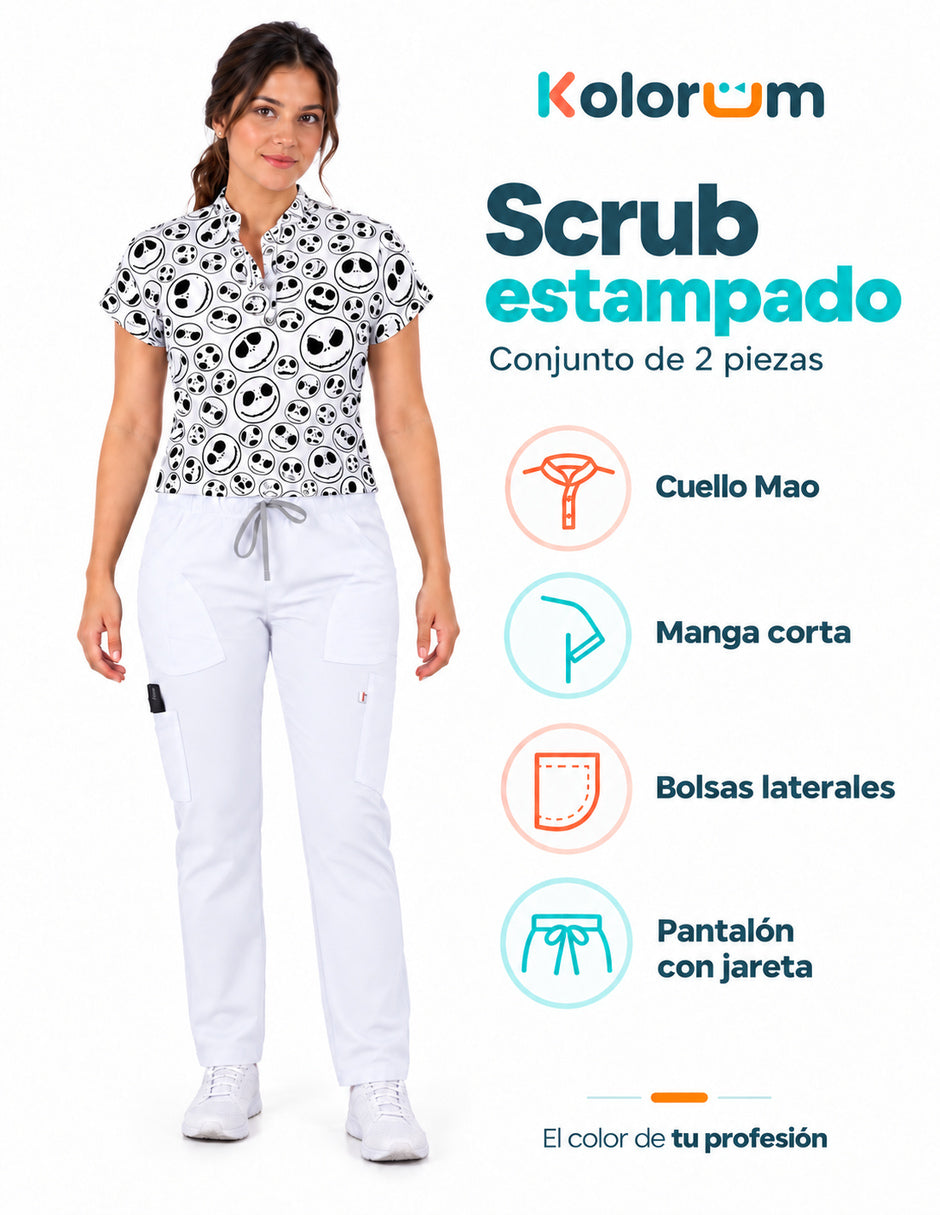 Mao Jack – Conjunto médico de 2 piezas | Halloween