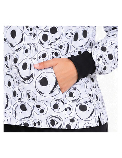 Cubrepolvo Médico para Dama Jack Skellington – Edición Halloween