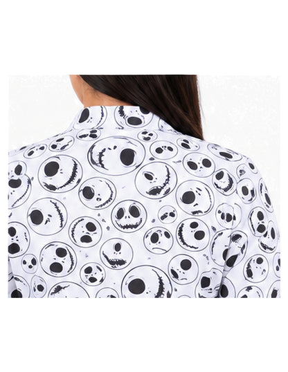 Cubrepolvo Médico para Dama Jack Skellington – Edición Halloween